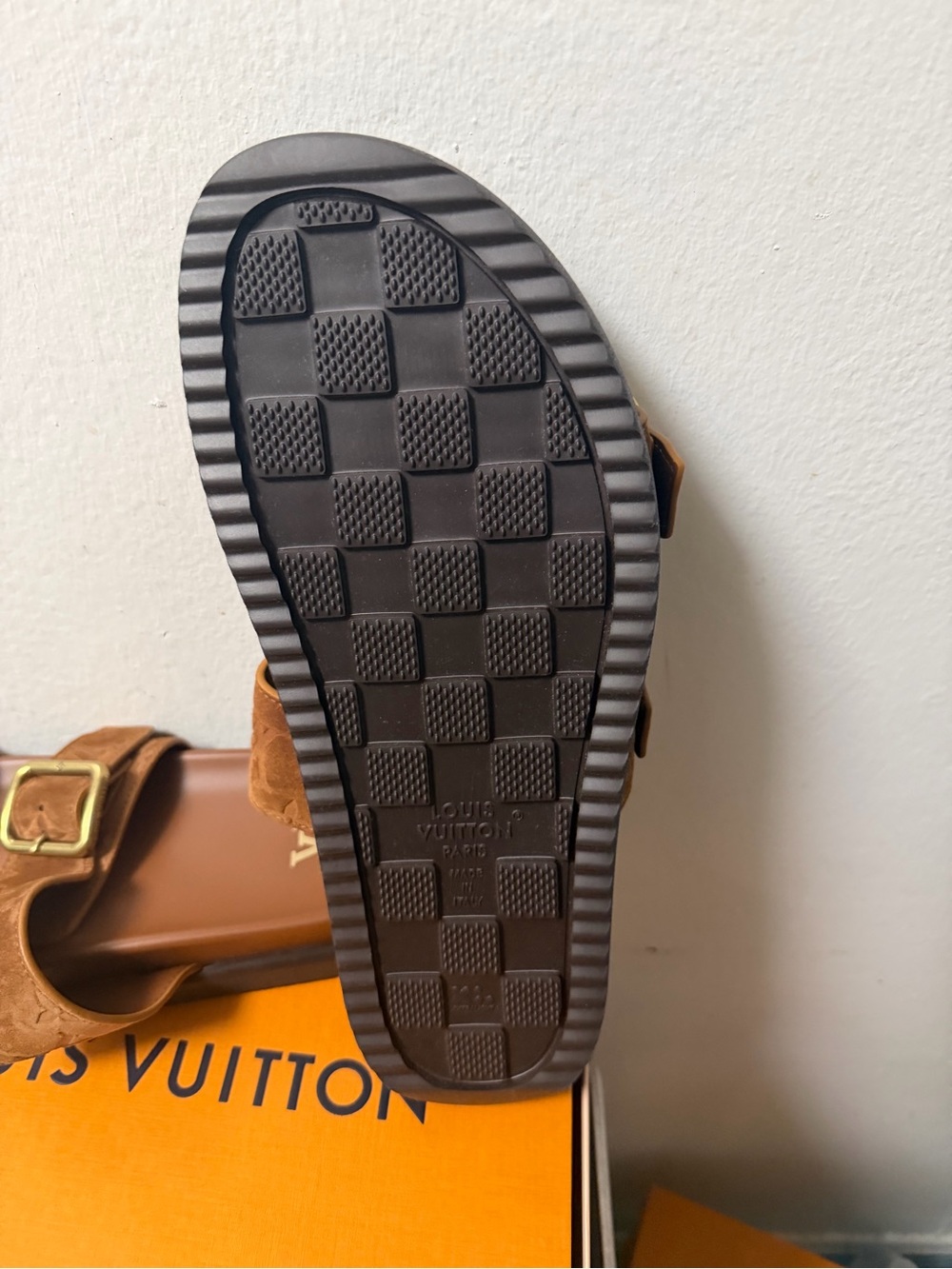 Louis Vuitton LV Monogram Venice Mules Sandals 1AIZV2 Mens LV Size 9 US 10 Brown - Picture 14 of 16